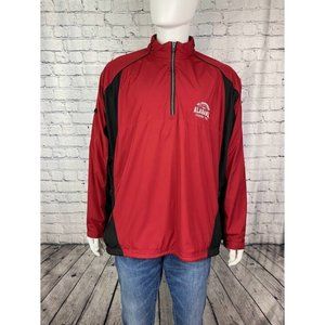 Mens Alabama Crimson Tide Windbreaker Red arc Gear For Sports Jacket 2XL